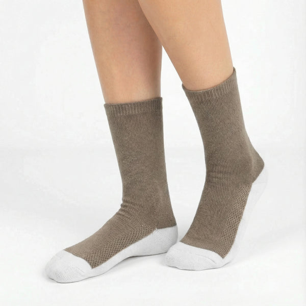 [Extra Roomy - Brown / White]