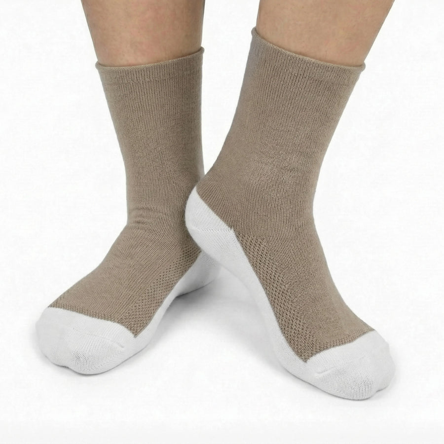 [Extra Roomy - Brown / White]