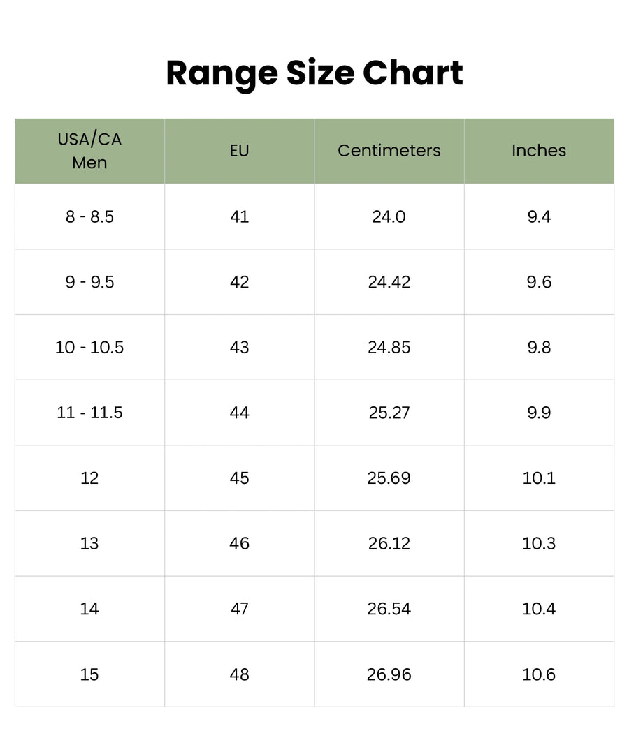 Range – Men's Barefoot Shoes for All-Day Comfort